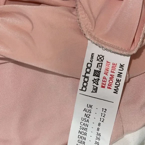 Boohoo Blush Pink V-Neck Maxi Dress - Picture 8 of 8